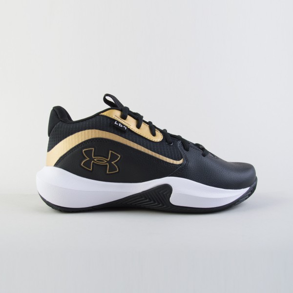 Under Armour LockDown 7 Mid Basket Ανδρικο Παπουτσι Μαυρο - Χρυσο