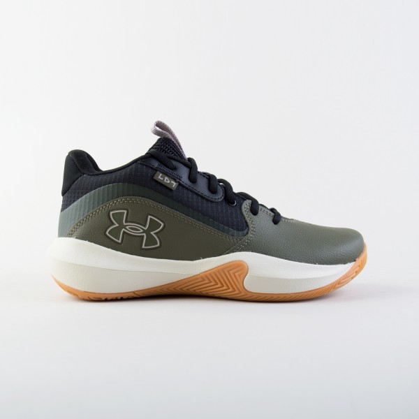 Under Armour LockDown 7 Mid Basket Ανδρικο Παπουτσι Χακι - Μαυρο