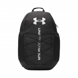 Under Armour Hustle 6.0 Sport 26 Λιτρα Unisex Σακιδιο Πλατης Μαυρο - Ασημι