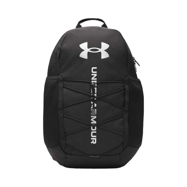 Under Armour Hustle 6.0 Sport 26 Λιτρα Unisex Σακιδιο Πλατης Μαυρο - Ασημι