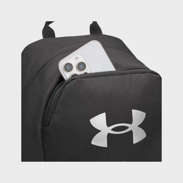 Under Armour Hustle 6.0 Sport 26 Λιτρα Unisex Σακιδιο Πλατης Μαυρο - Ασημι