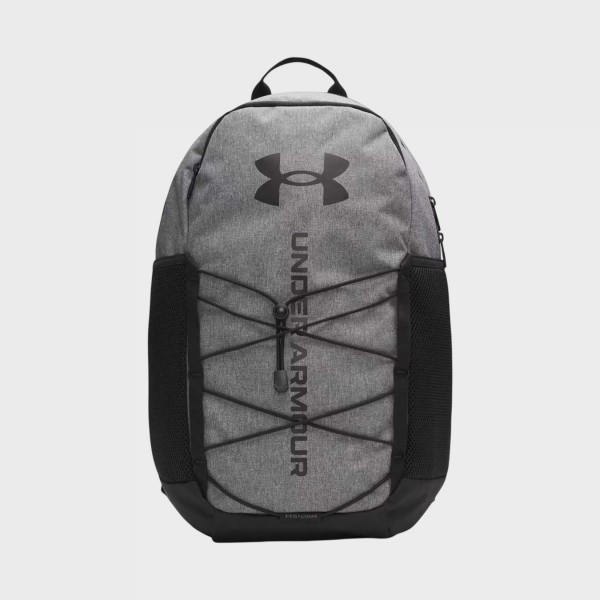 Under Armour Hustle 6.0 Sport 26 Λιτρα Unisex Σακιδιο Πλατης Μαυρο - Γκρι