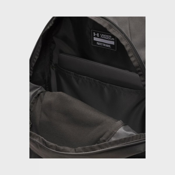 Under Armour Hustle 26 Λιτρα Unisex Σακιδιο Πλατης Unisex Μαυρο - Γκρι