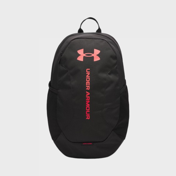 Under Armour Hustle 26 Λιτρα Unisex Σακιδιο Πλατης Unisex Μαυρο - Κοκκινο