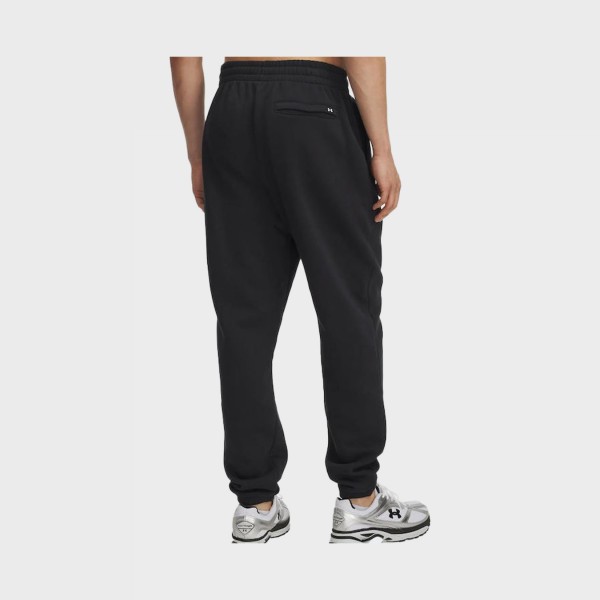 Under Armour Icon Fleece Graphic JG Ανδρικο Παντελονι Μαυρο