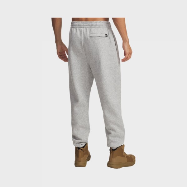 Under Armour Icon Fleece Graphic JG Ανδρικο Παντελονι Γκρι
