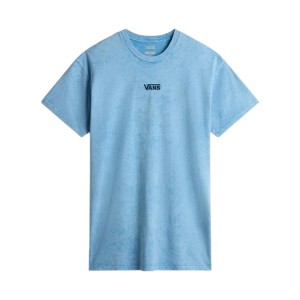 Vans Off The Wall Center V Logo Boyfriend Fit Γυναικειο Φορεμα Σιελ