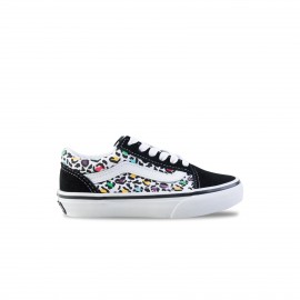 Vans UY Old Skool Animal Pop Print Παιδικο Παπουτσι Μαυρο - Λευκο