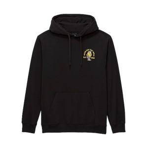 Vans Coldest In Town Graphic Back Hooded Ανδρικο Φουτερ Μαυρο