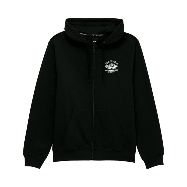 Vans Off The Wall Speed Racer Hooded Graphic Ανδρικη Ζακετα Μαυρη