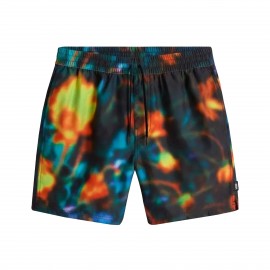 Vans Off The Wall Primary Prints Elastic Ανδρικο Μαγιο Μαυρο - Πολυχρωμο