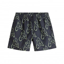 Vans Off The Wall Primary Prints AOP Ανδρικο Μαγιο Μαυρο - Πρασινο