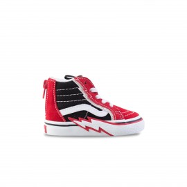 Vans SK8 HI Zip Bolt Βρεφικο Παπουτσι Κοκκινο