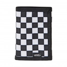 Vans Off The Wall Slipped Velchro Chess Unisex Πορτοφολι Μαυρο - Λευκο