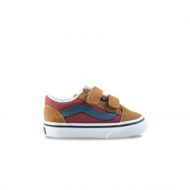 Vans Old Skool V Color Βρεφικο Παπουτσι Καφε - Μπορντο