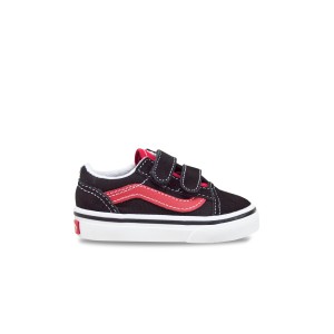 Vans Old Skool Suede Βρεφικο Παπουτσι Μαυρο - Κοκκινο