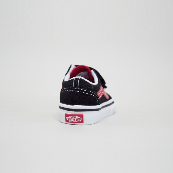 Vans Old Skool Suede Βρεφικο Παπουτσι Μαυρο - Κοκκινο