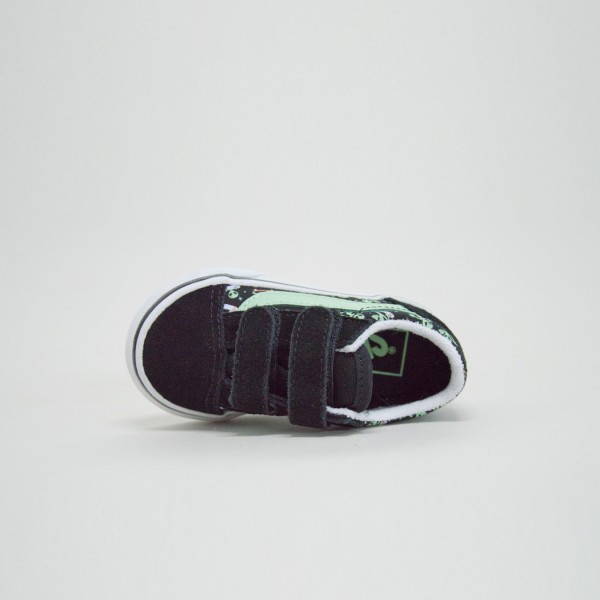 Vans Old Skool Classic Aliens Βρεφικο Παπουτσι Μαυρο