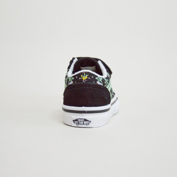Vans Old Skool Classic Aliens Βρεφικο Παπουτσι Μαυρο