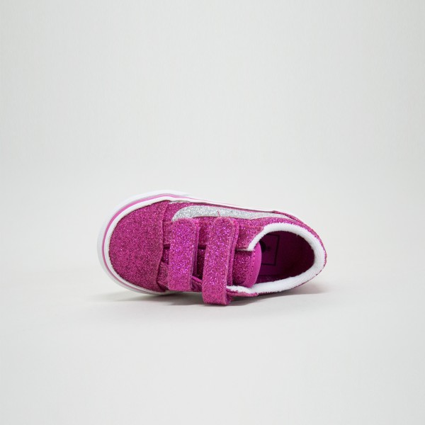 Vans Old Skool Glitter Βρεφικο Παπουτσι Φουξ