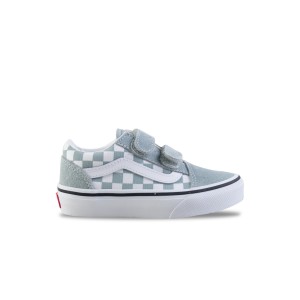 Vans Old Skool V Classic Checkers Παιδικο Παπουτσι Βεραμαν