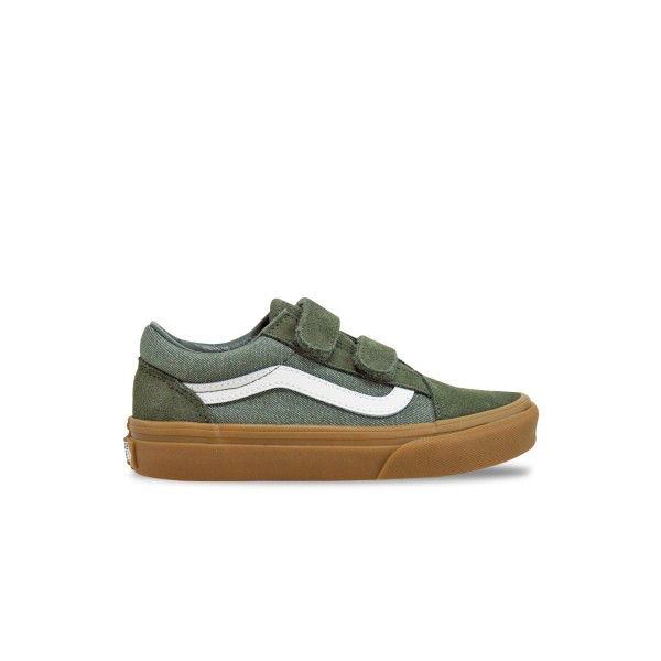 Vans Old Skool Classic Jean Παιδικο Παπουτσι Χακι