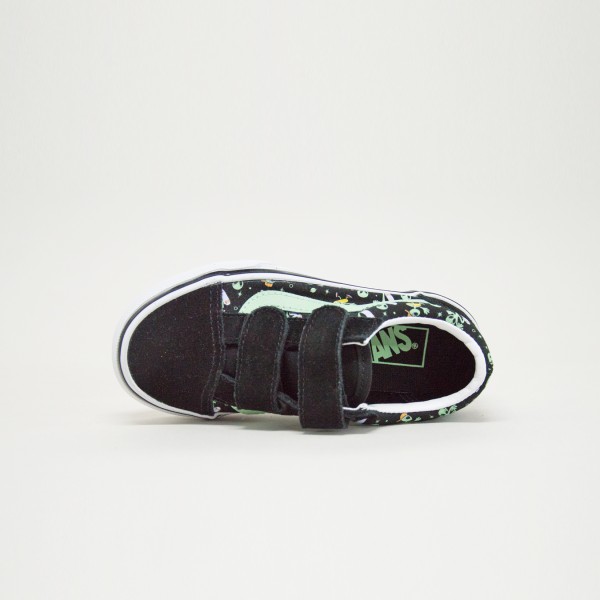 Vans Old Skool V Sneakers Alien Prints Παιδικο Παπουτσι Μαυρο