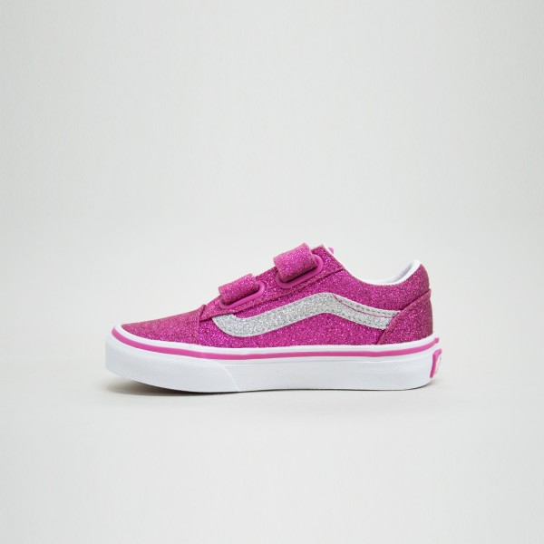 Vans Old Skool Glitter Παιδικο Παπουτσι Φουξ
