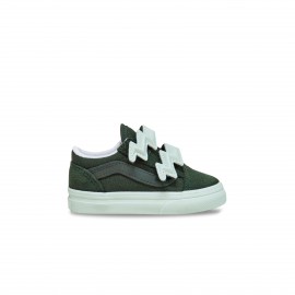 Vans Off The Wall Old Skool V Bold Strap Βρεφικο Παπουτσι Πρασινο