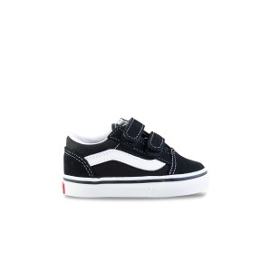 Vans Classics Old Skool Hook and Loop Βρεφικο Παπουτσι Μαυρο - Λευκο