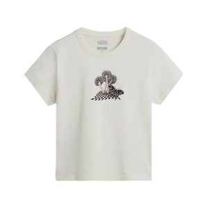 Vans Off The Wall Dazed Mini Marshmallow Γυναικεια Μπλουζα Λευκη