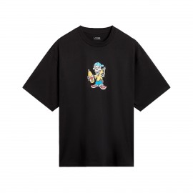 Vans Off The Wall Reggie Graphic Crew Neck Ανδρικη Μπλουζα Μαυρη