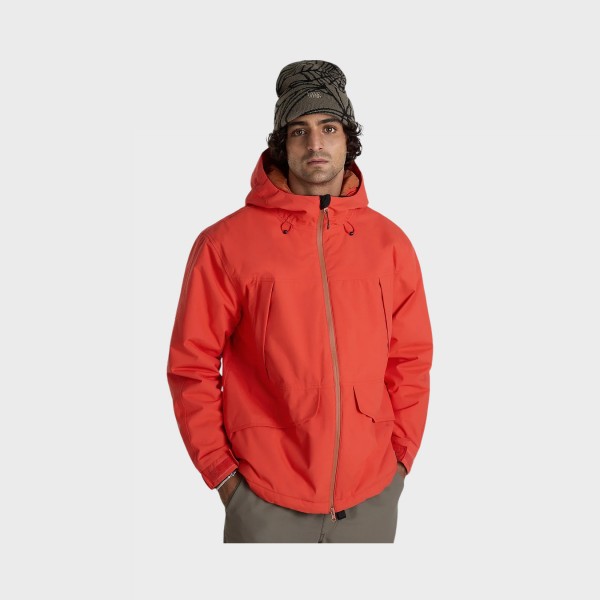 Vans MTE Kane Primaloft Hooded Parka Ανδρικο Μπουφαν Πορτοκαλι