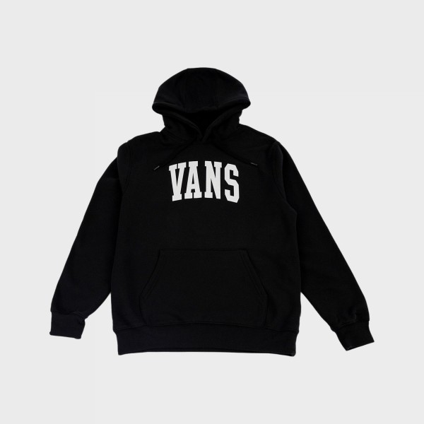 Vans Off The Wall Arched Chest Logo Hooded Ανδρικο Φουτερ Μαυρο