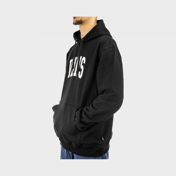 Vans Off The Wall Arched Chest Logo Hooded Ανδρικο Φουτερ Μαυρο