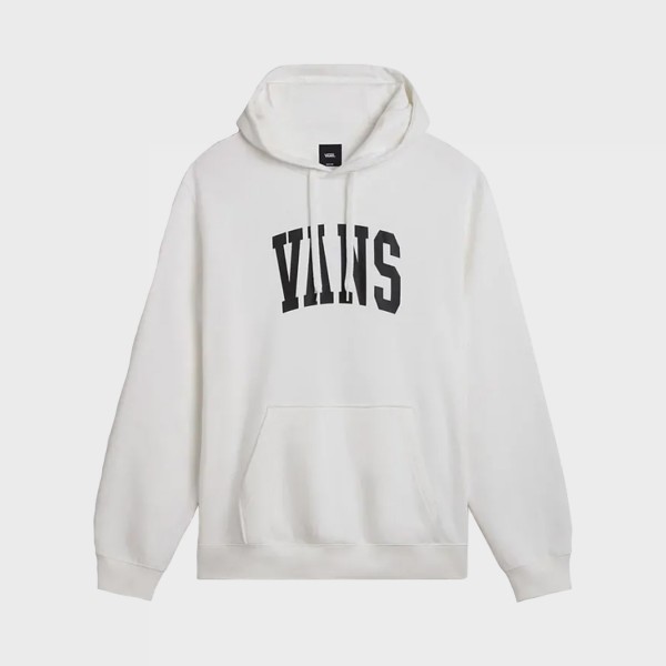 Vans Off The Wall Arched Chest Logo Hooded Ανδρικο Φουτερ Λευκο