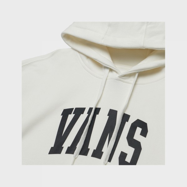 Vans Off The Wall Arched Chest Logo Hooded Ανδρικο Φουτερ Λευκο