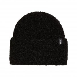 Vans Newton Boucle Cuff Logo Unisex Σκουφος Μαυρο
