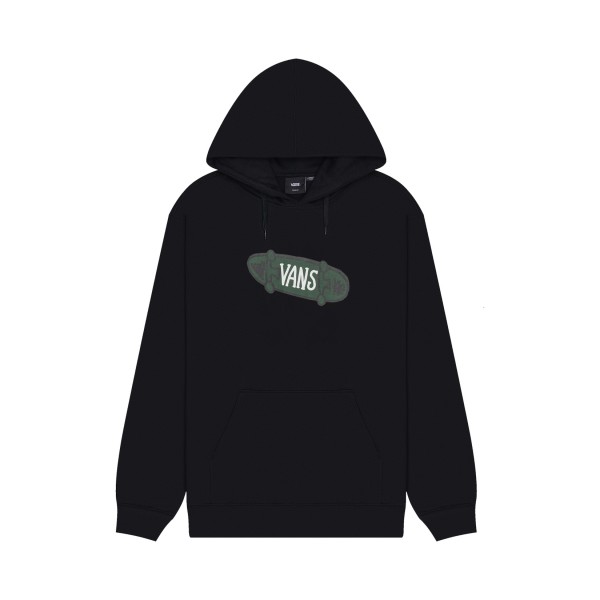 Vans Off The Wall Skater Graphic Hooded Ανδρικο Φουτερ Μαυρο