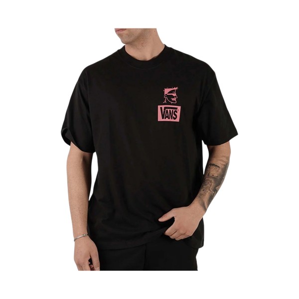 Vans Off The Wall MTE Beachfront Graphic Back Ανδρικη Μπλουζα Μαυρη