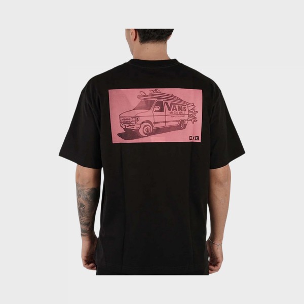 Vans Off The Wall MTE Beachfront Graphic Back Ανδρικη Μπλουζα Μαυρη