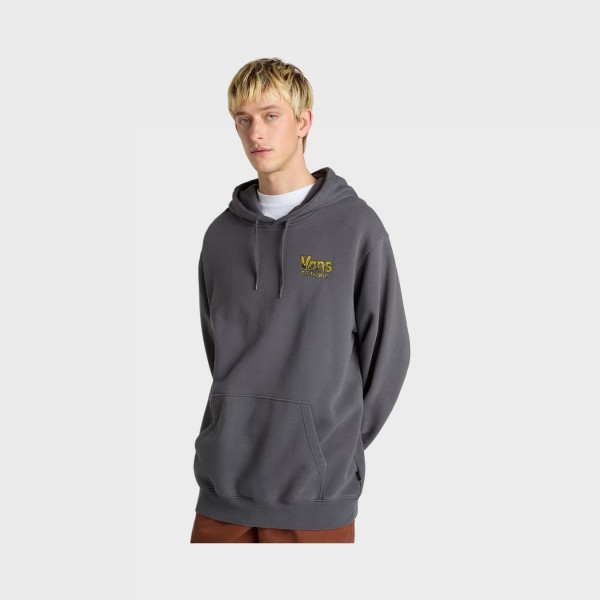 Vans Off The Wall Legacy Graphics Hooded Ανδρικο Φουτερ Γκρι