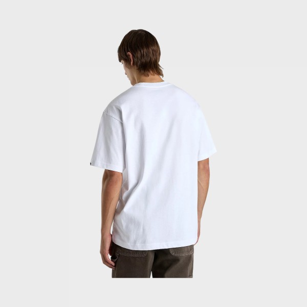 Vans Classic Left Chest Logo II Loose Ανδρικη Μπλουζα Λευκη