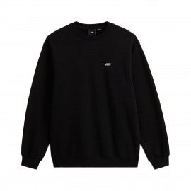 Vans Left Chest Logo II Crew Neck Unisex Φουτερ Μαυρη
