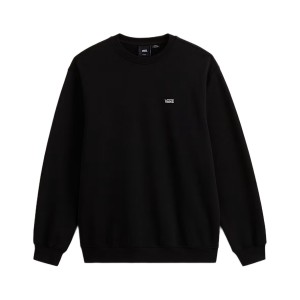 Vans Left Chest Logo II Crew Neck Unisex Φουτερ Μαυρη