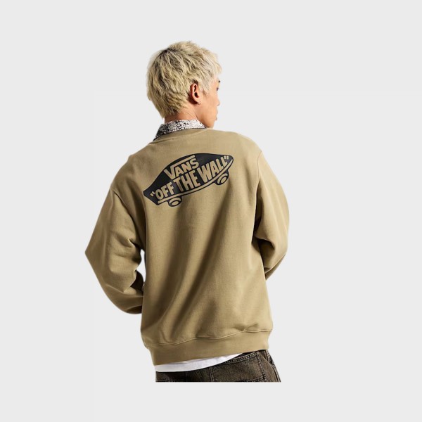 Vans Style 76 II Logo Loose Fit Ανδρικη Φουτερ Καφε