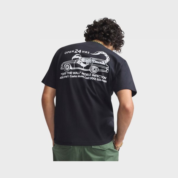 Vans Sting Wagon Graphic Back Ανδρικη Μπλουζα Μαυρη