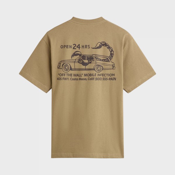 Vans Sting Wagon Graphic Back Ανδρικη Μπλουζα Καφε