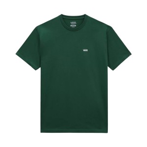 Vans Off The Wall Left Chest Logo Ανδρικη Μπλουζα Πρασινη