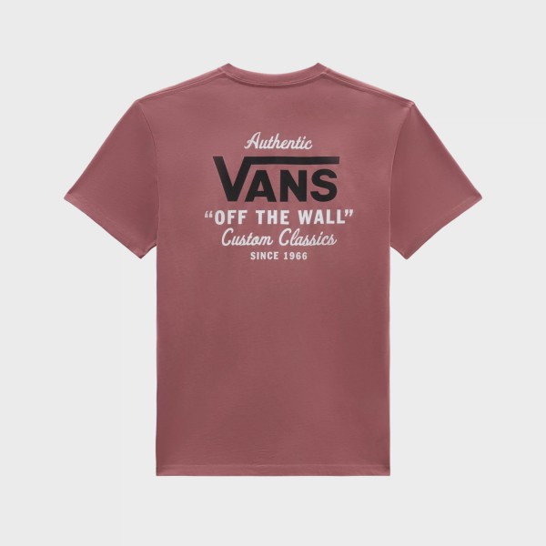 Vans Off The Wall Holder Classic Authentic Back Ανδρικη Μπλουζα Ροζ